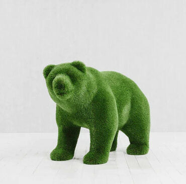 Artificial Grass Bear Topiary